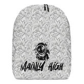 B&W Leaves Backpack - Mainly High