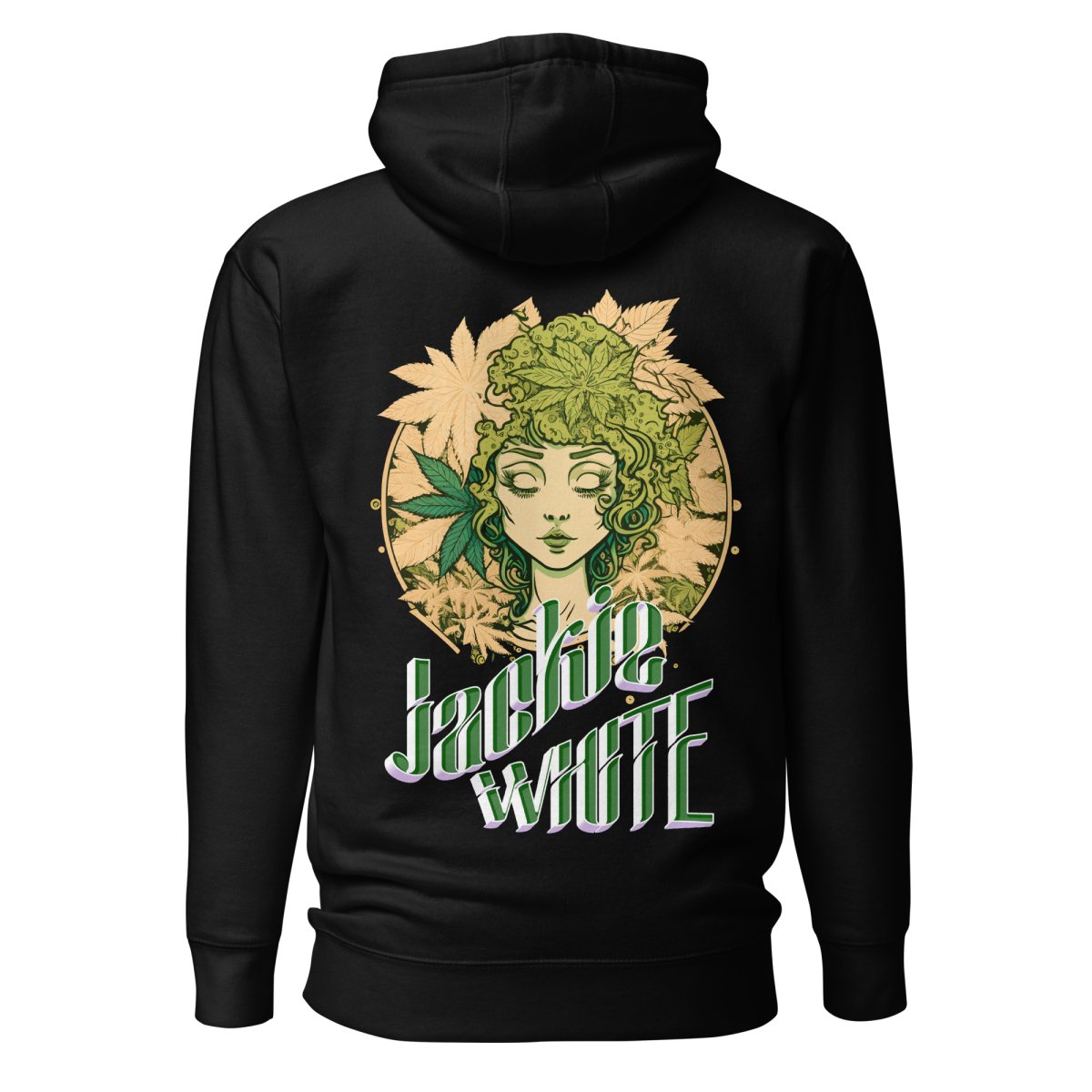 Jackie White Hoodie - Mainly High