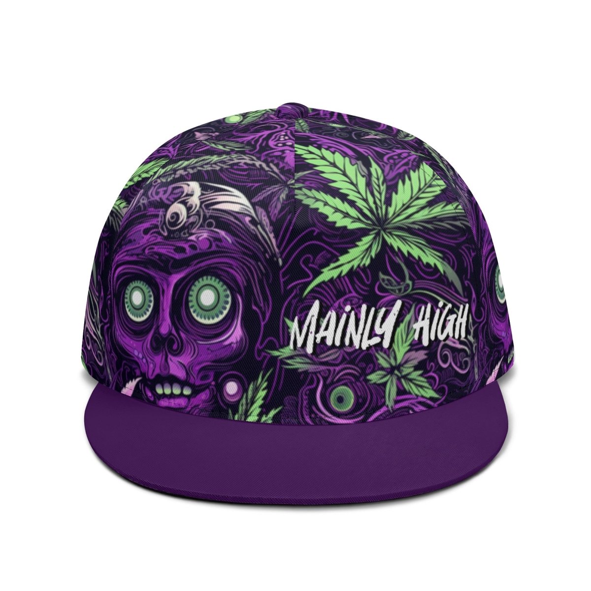 Leaves & Creature Snapback Cap - Mainly High