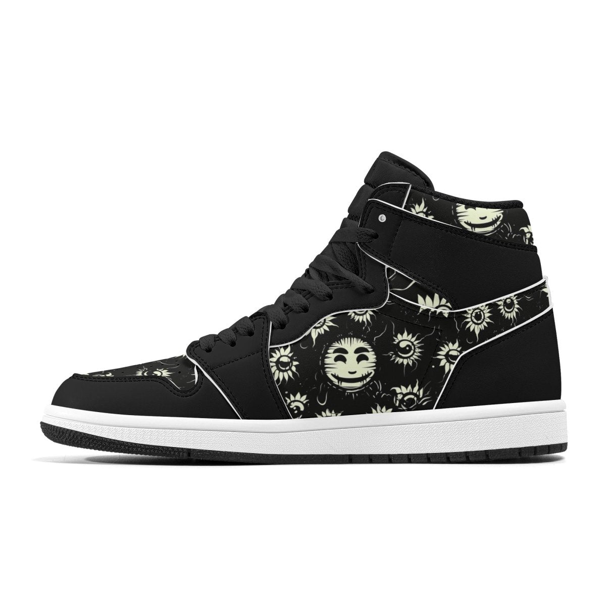 Mens High Leather Smiley High - Mainly High