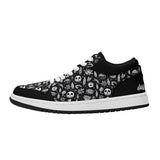 Mens Low Leather Space Skulls - Mainly High