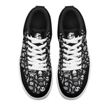 Mens Low Leather Space Skulls - Mainly High