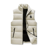 MH Classic Puffer Vest Beige - Mainly High