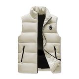 MH Classic Puffer Vest Beige - Mainly High