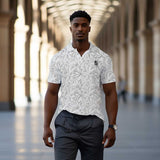 MH Polo B&W Leaves - Mainly High