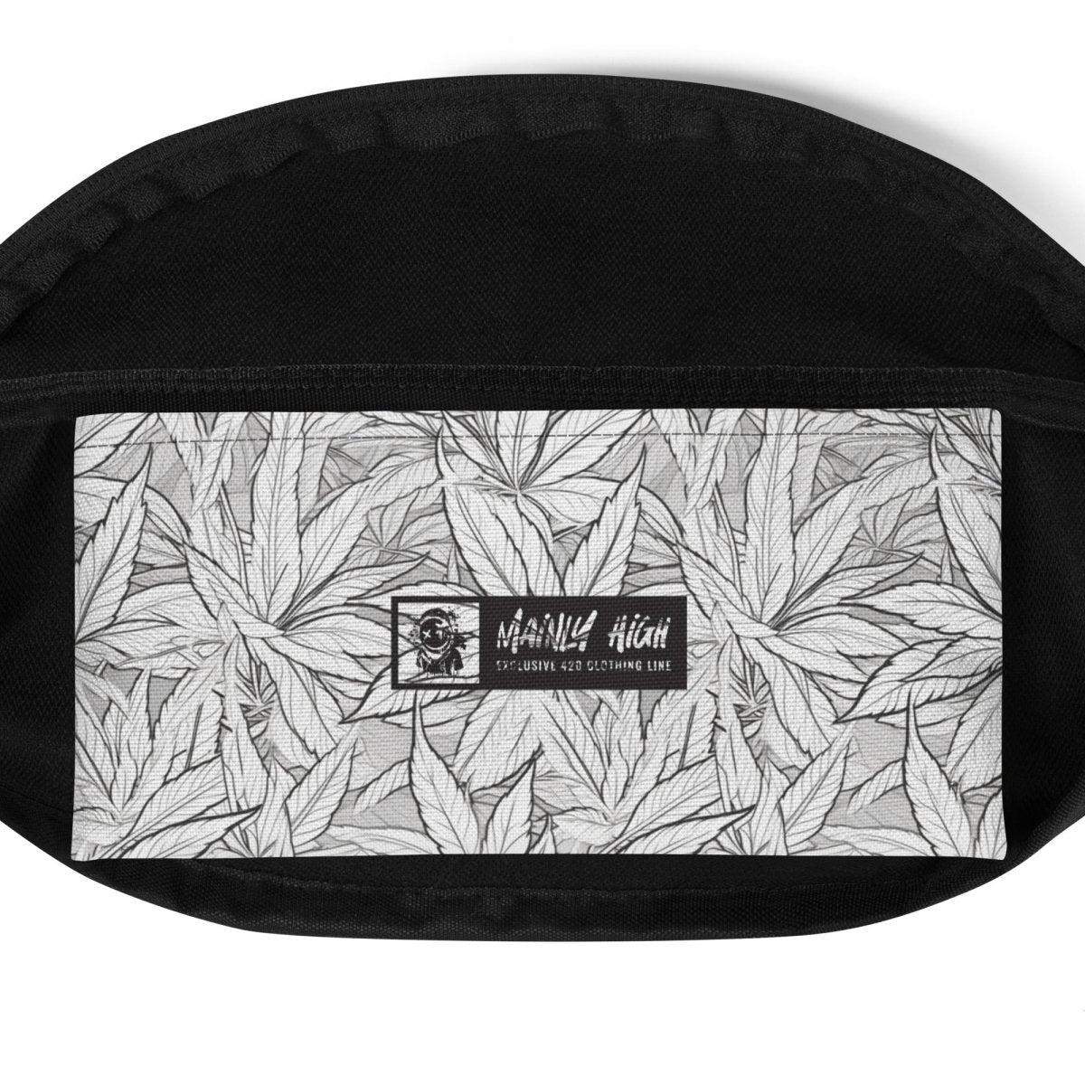 B&W Leaves Fanny Pack - Mainly High