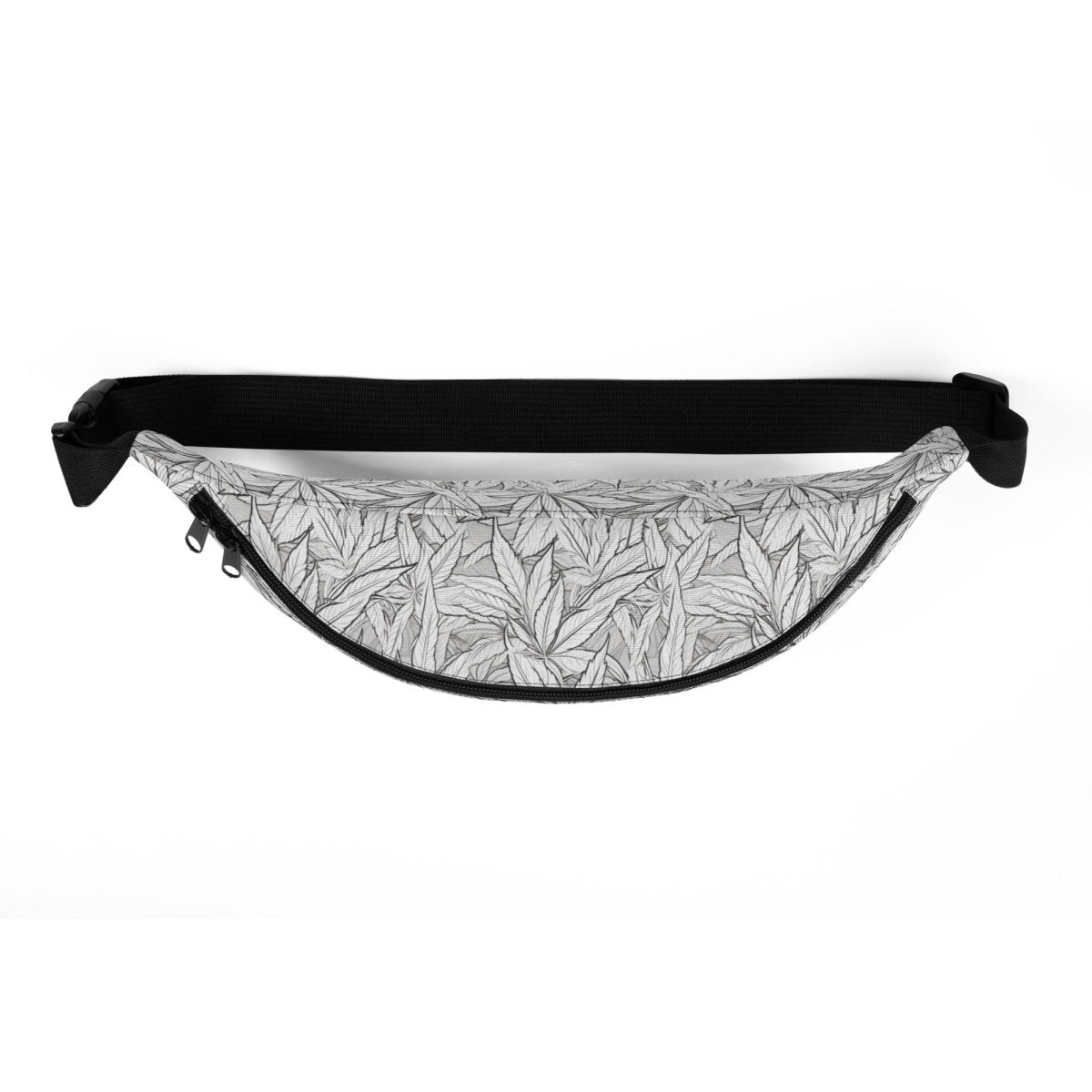 B&W Leaves Fanny Pack - Mainly High