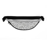 B&W Leaves Fanny Pack - Mainly High