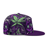 Leaves & Creature Snapback Cap - Mainly High