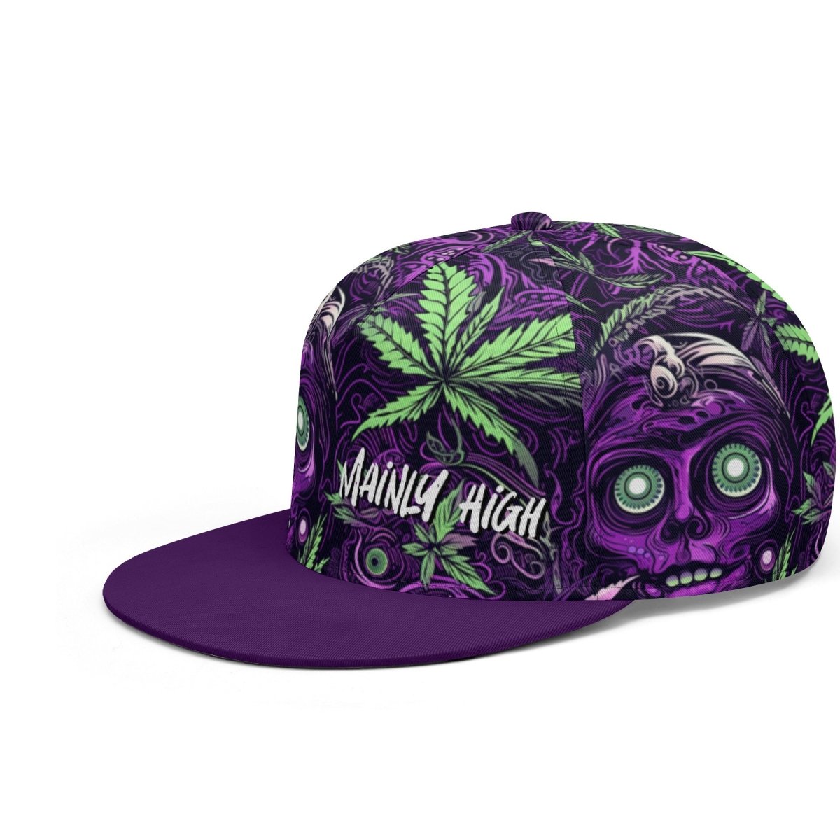 Leaves & Creature Snapback Cap - Mainly High