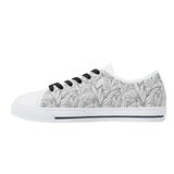 Mens Low B&W Leaves Shoes White - Mainly High