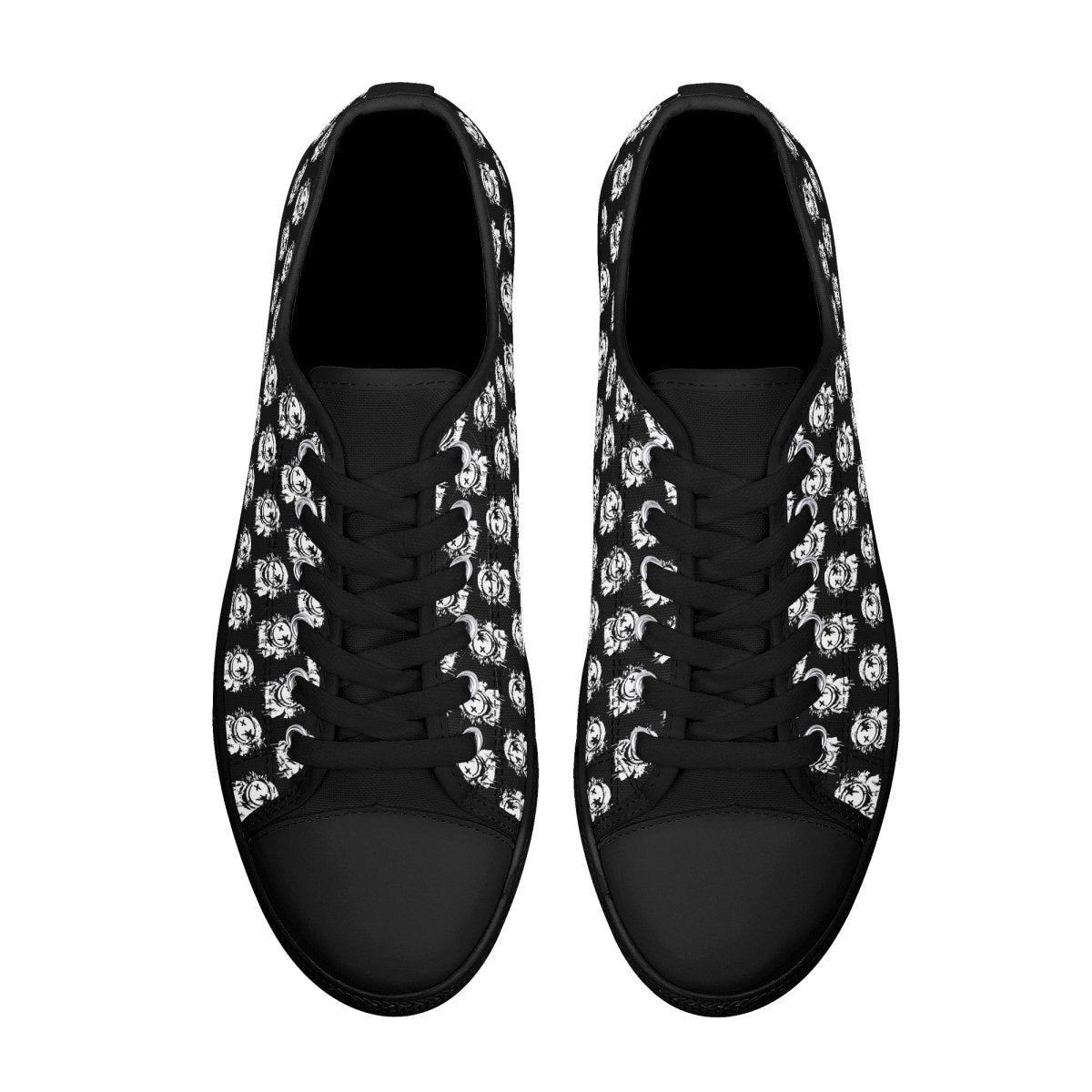 Mens Low MH Pattern Shoes Black - Mainly High